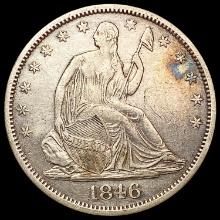 1846-O Seated Liberty Half Dollar CLOSELY UNCIRCUL