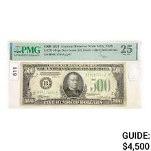 1934 $500 Federal Reserve Note PMG VF 25
