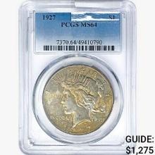 1927 Silver Peace Dollar PCGS MS64