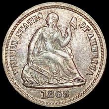 1869-S Seated Liberty Half Dime UNCIRCULATED