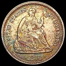 1872 Seated Liberty Half Dime CLOSELY UNCIRCULATED