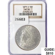 1879-S Morgan Silver Dollar NGC MS66