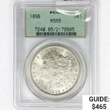1896 Morgan Silver Dollar PCGS MS65