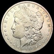 1892-CC Morgan Silver Dollar NEARLY UNCIRCULATED