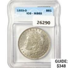 1883-O Morgan Silver Dollar ICG MS65