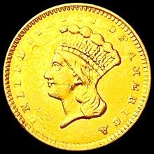 1856 Rare Gold Dollar NEARLY UNCIRCULATED