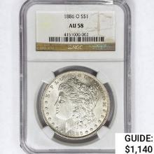 1886-O Morgan Silver Dollar NGC AU58