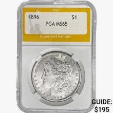 1890-O Morgan Silver Dollar PGA MS62