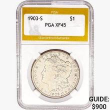1903-S Morgan Silver Dollar PGA XF45