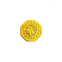 1852 Octagonal California Gold Quarter