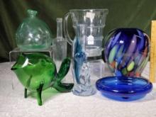Lot Of Mid Century Modern Art Glass