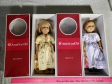 2 American Girl Dolls Original Boxes 18" Elizabeth And Felicity