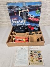 1960's Eldon Power Pack 8 Road Race Set with Slot Cars
