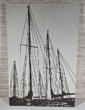 Vintage Marushka Fabric Ship Print