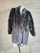 Vintage Mahogany Mink Coat