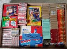 Flat Full of Wax Pack and other Unopened Baseball Packs