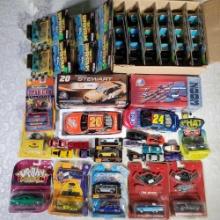 Lot of Die-cast Cars - 2 -1:24 and 50+ 1:64 Scale, Most in Original Packaging