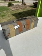 Approx 19 Inch Metal Tool Box with Misc Tools