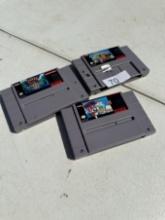 (3) Super Nintendo Entertainment System Games