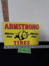Metal Sign Armstrong Tires