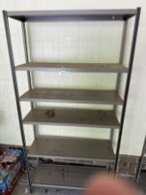Approx 6 Foot X 3 Foot Heavy Duty 6 Shelf Metal Storage Rack (Local Pick Up Only)