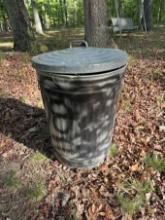 Nice Large Lidded Galvanized Steel Garbage Can (Local Pick Up Only)