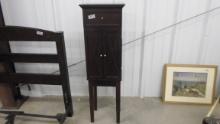 jewlery chest, standing chest with lots of storage in very nice shape