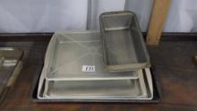 baking pans, various sizes and styles