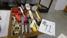 kitchen items, various kitchen tools and gadgets