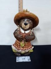 Decorative Country Bear w/ hat and dress