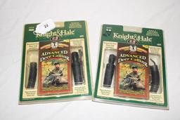 (2) Knight & Hale Deer Calls and Video. New