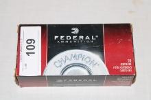 50 Rounds of Federal 9mm Luger 115 Gr. FMJ RN Ammo