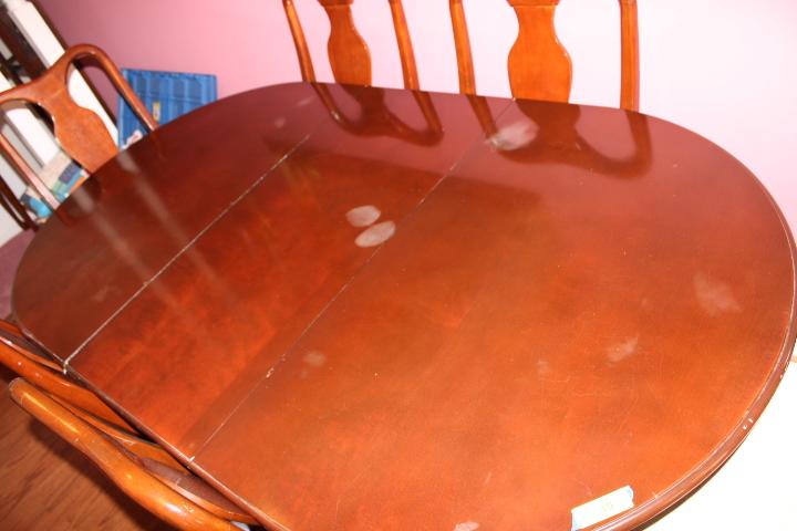 Cherry Style Dining Table w/6 Chairs