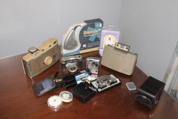 Box Lot of Cameras and Accessories