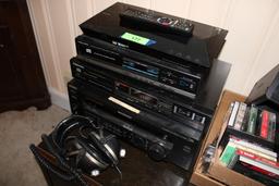 Blu-Ray Player, CD Player, DVD and Stereo Receiver