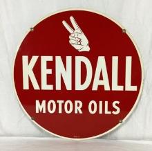 24" Kendall Motor Oil Sign
