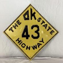 Oklahoma Highway 43 Sign