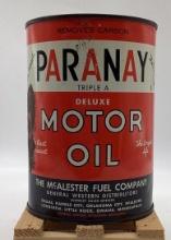 PARANAY Quart Oil Can Oklahoma City, OK