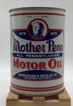Mother Penn Quart Oil Can Oklahoma City, OK