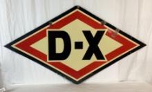 D-X Double Sided Porcelain Sign Tulsa, OK