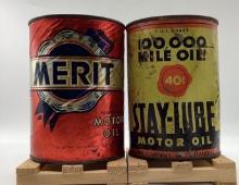 Merit and Stay Ready Quart Oil Cans Oklahoma City, OK