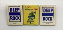Three Deep Rock Matchbooks