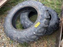 2 - 11.2 X 24 TRACTOR TIRES