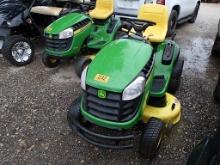 JD D130 RIDING MOWER (SERIAL # 1GXD130ETFF610829) (SHOWING APPX 151 HOURS, UP TO THE BUYER TO DO THE