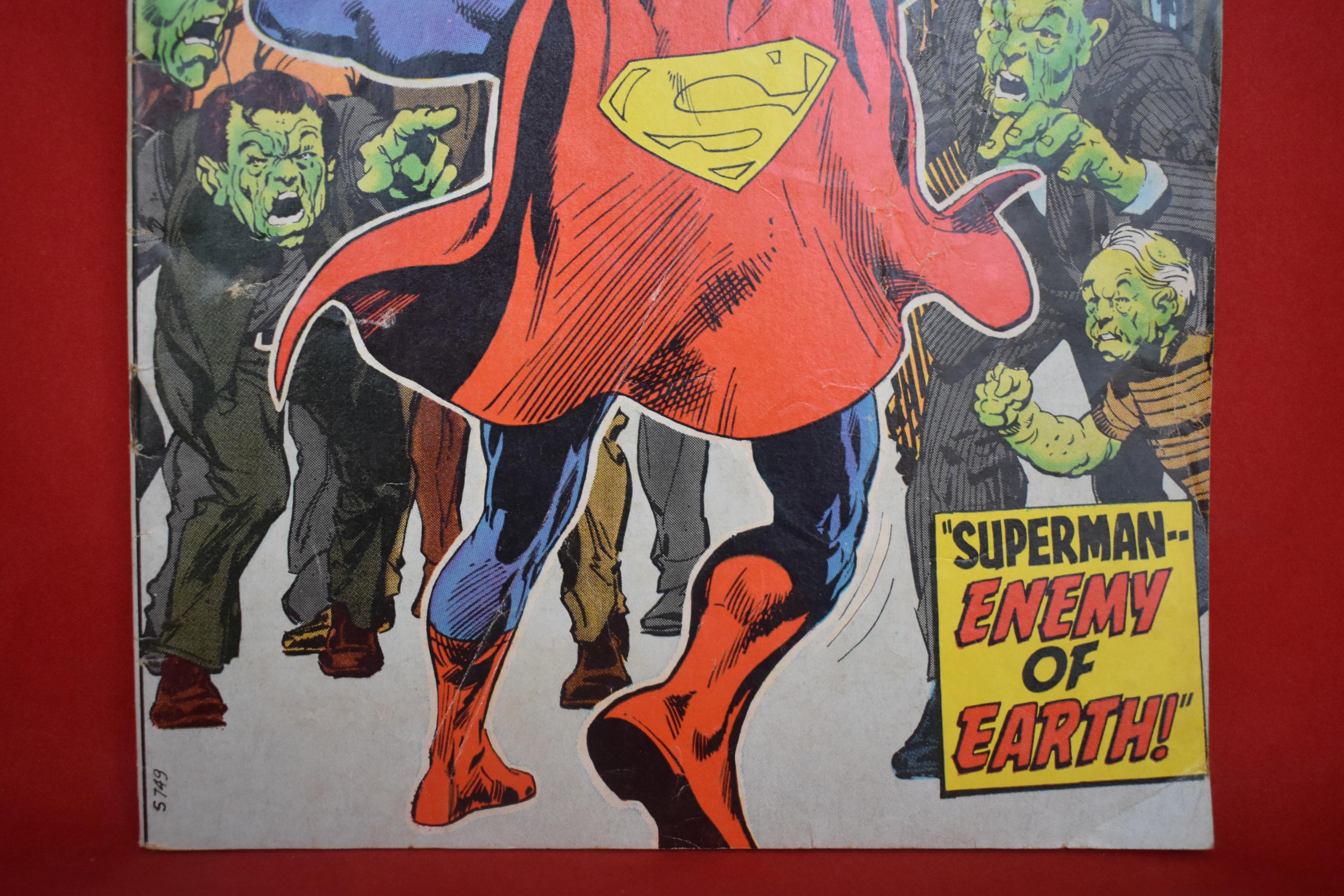 SUPERMAN #237 | ENEMY OF EARTH - CLASSIC NEAL ADAMS | *SOLID -CREASING - STAINING - SEE PICS*