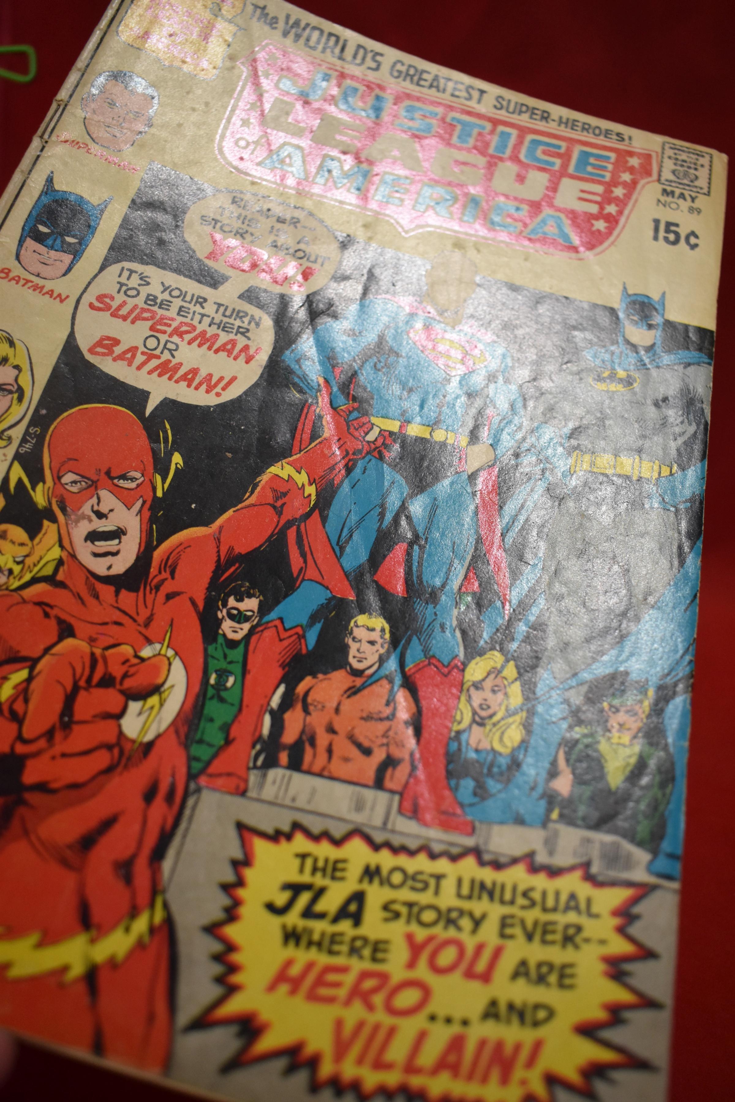JUSTICE LEAGUE #89 | MOST DANGEROUS DREAMS OF ALL - CLASSIC NEAL ADAMS | SOLID - CREASING - SEE PICS