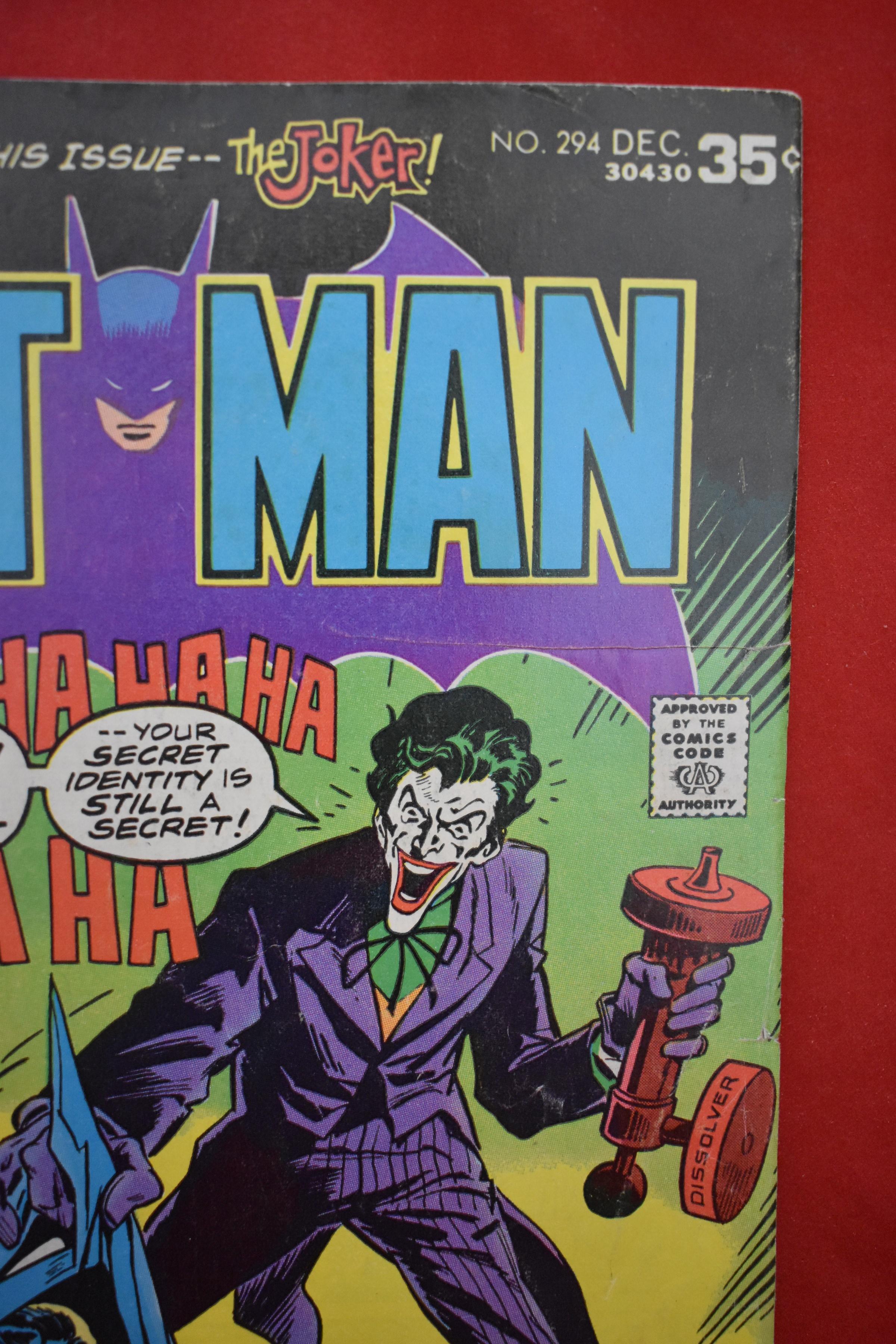 BATMAN #294 | JIM APARO COVER ART FEATURING THE JOKER