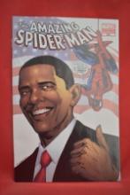 AMAZING SPIDERMAN #583 | SPIDERMAN MEETS THE PRESIDENT | 4TH PRINTING VARIANT
