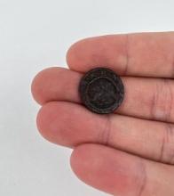 1500s Scottish Hammered Thistle Penny
