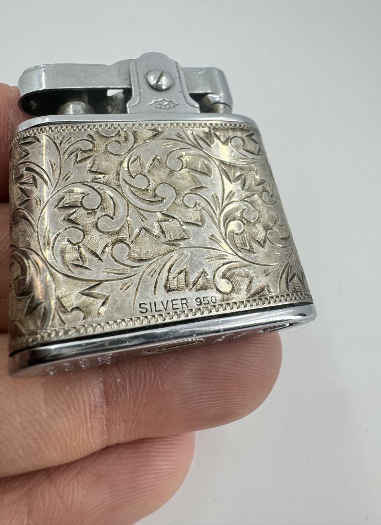 Sterling Silver Engraved Prince Lighter